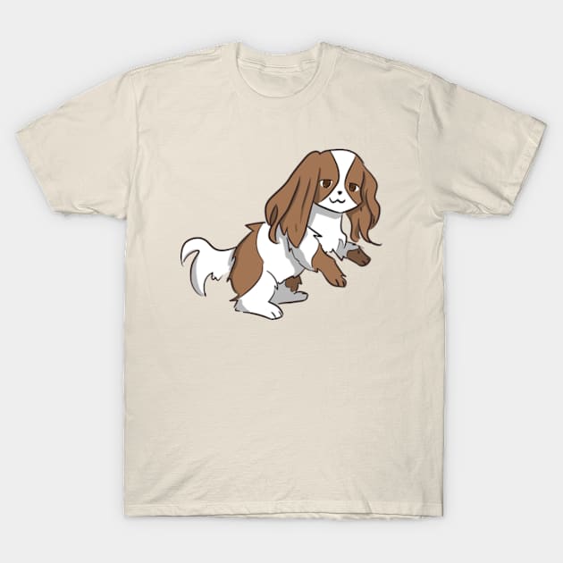 Dog - Cavalier King Charles Spaniel T-Shirt by JellyWinkle